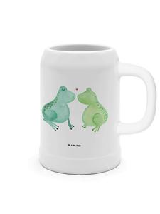 Пивная кружка лягушка любовь без слов в белом цвете Mr. & Mrs. Panda