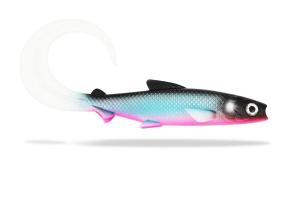 FISHINGGHOST Мягкая приманка - Fishing Ghost - Renky Shad 35 см - Curly Tail - Pink Bubblegum