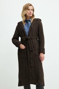 Кардиган Answear.Lab, коричневый