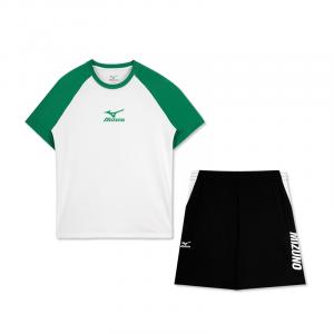 Детская повседневная спортивная одежда Mizuno, зеленый