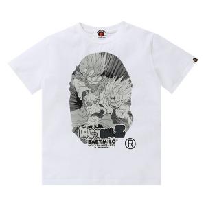 Футболка BAPE x Dragon Ball Z Big Ape Head Tee 'White', белый