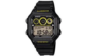 CASIO Часы Men YOUTH Black Watch AE-1300WH-1A