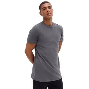 Мужская футболка с коротким рукавом и круглым вырезом темно-серая Fruit Of The Loom, серый