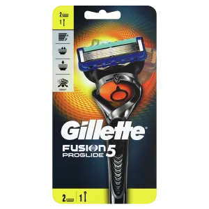 Gillette Fusion5 ProGlide бритва мужская, 1 шт + картриджи 2 шт/1 уп