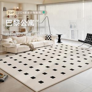 Y U-LIVE Ковер 160х250 см для гостиной в светлом люксовом стиле, French Waterproof, моющийся и грязеотталкивающий, S Faux Wool - Blue Heart