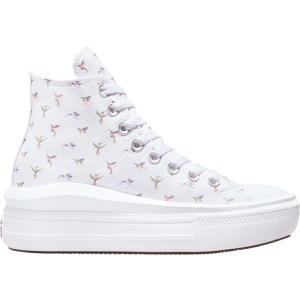 Кроссовки Converse Chuck Taylor All Star Move Platform High Hummingbirds, белый