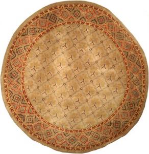 Классическая коллекция SAFAVIEH круглый ковер 183 x 183 см Slate / Rust CL302A ручной работы традиционный восточный премиальный шерстяной ковер