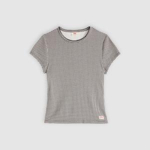 LEVI'S  Футболка 'DRY GOODS SS POINTELLE TEE BLACKS', мультиколор