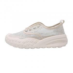 SUPEREDGE Женские бежевые повседневные туфли с низким верхом, устойчивые к истиранию, дышащие и нескользящие, цвет Beige