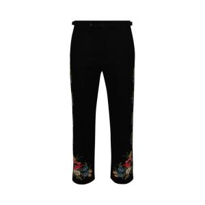 Брюки Bode Beaded Aquitaine Trousers 'Black'