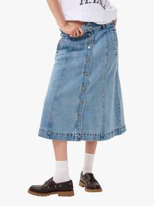 Джинсовая юбка Dango с застежкой на пуговицы MY ESSENTIAL WARDROBE, Light Blue Retro Wash