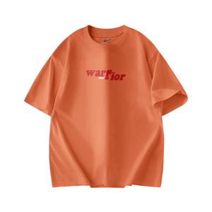 Футболка Unisex Crew Neck Moderate Heavyweight WARRIOR, оранжевый