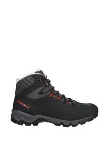 Кожаные походные ботинки Mercury IV Mid LTH на шнуровке Mammut, черный