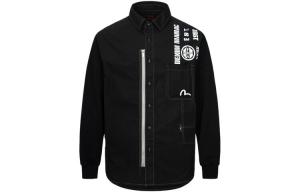 Рубашка мужская черная Evisu, черный