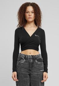Топ с длинными рукавами CHEST SIGNATURE ESSENTIAL SHORT LACED Karl Kani, цвет black