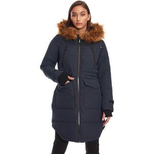 Парка Alpine North Women’s Vegan Down Drawstring Winter, темно-синий