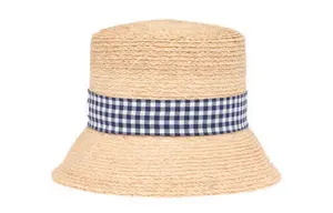 MIU MIU Ведро-шляпа Women's Natural/Blue