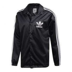 Куртка adidas originals Men's Satin Coach Jacket, черный