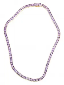Колье с кристаллами Izabel Display, фиолетовый