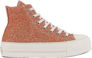 Кроссовки Converse Wmns Chuck Taylor All Star Lift High Metallic Shimmer, оранжевый