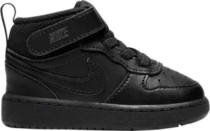 Кроссовки Nike Court Borough Mid 2 TD 'Triple Black', черный