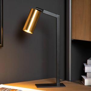 Настольная лампа Lucide Sybil, сталь - черная