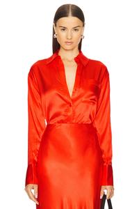 Рубашка от марианны лене L'Academie, красный