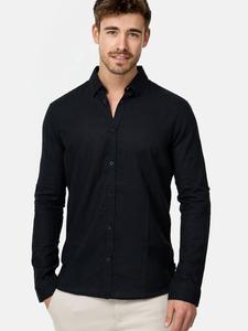 Рубашка brayden с длинными рукавами Indicode, черный