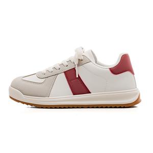 RENBEN Прочные легкие поддерживающие лоу-топы для скейтбординга женские бежево-красные, цвет Beige Red