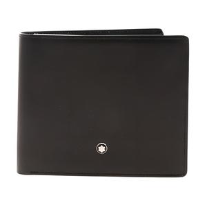 Кожаный кошелёк унисекс чёрный MONTBLANC