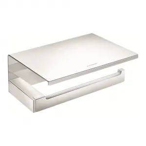 Держатель для туалетной бумаги Bath Life Cosmic с крышкой, хром