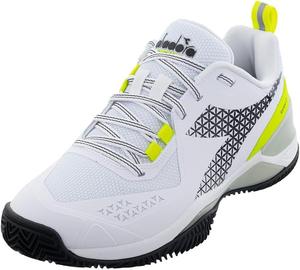 Женские теннисные кроссовки Diadora Blushield Torneo 2 Clay бело-синие