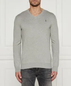 Свитер Slim fit Polo Ralph Lauren, серый