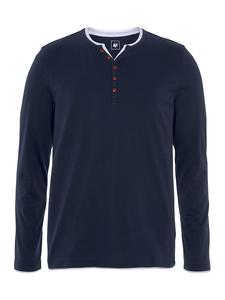 AJC Лонгслив с длинными рукавами темно-синего цвета