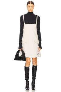 Платье с карманом в виде цветка Hello Kitty от Gcds, off white