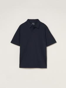 Мужская хлопковая рубашка-поло с пушистым наполнителем Three Dots, цвет Dark Navy