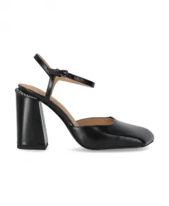 Туфли-Лодочки с квадратным носком и открытой пяткой Ash, черный