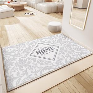 Dajiang Ковер 50х80 см для прихожей, сетчатый узор, удаление песка