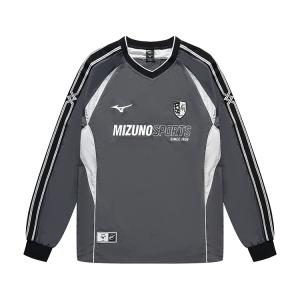 Эссеншиал Свитшот Унисекс Mizuno, Светло-серый абрикосовый