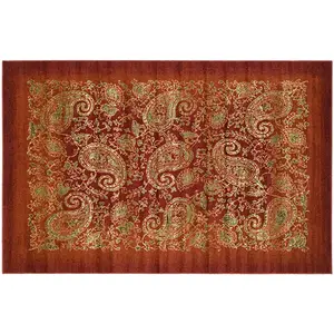 Ковер с узором пейсли в Линдхерсте Safavieh, мультиколор, 122x122 см