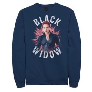 Мужской свитшот Marvel Black Widow Burst Licensed Character