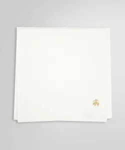 Хлопковый платок Oxford с логотипом GF, однотонный.