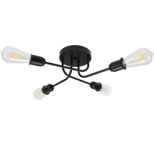 Потолочный светильник Nettlife, 48x46x15 см, черный