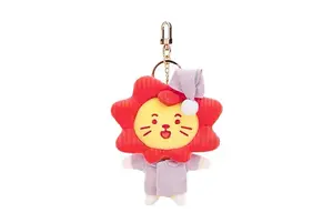 Коллекция ROY6 PAJAMA PARTY, плюшевые куклы-подвески La Yang/Ai Di в пижамах высотой 12см/11,5см LINE FRIENDS