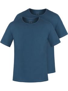 Normani Комплект из 2 мужских футболок из органического хлопка Nyons темно-синего цвета