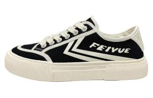 Feiyue Нескользящие легкие низкие парусиновые туфли женские черные