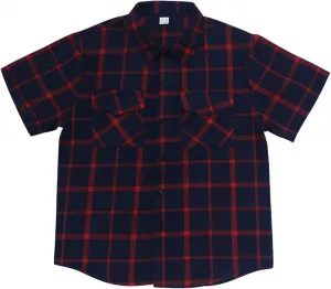 Мужская рубашка с коротким рукавом в клетку Western