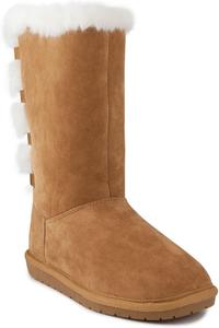 Женские зимние и снежные ботинки Sugar Panthea 2 из искусственной замши, Panthea-Chestnut Microsuede