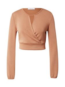 Лонгслив About You REBECCA, светло-коричневый