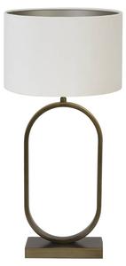 Настольная лампа Light & Living Jamiri/Velours, бронза - белый